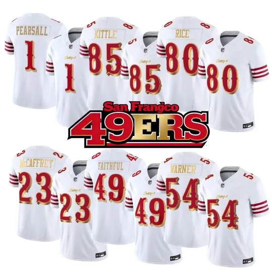 Discover 49erss Men's Tundra White Fashion Game Jersey