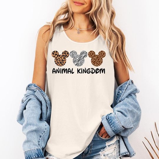 Discover Animal Kingdom Mickey - Tank Top CC, Disneyworld shirt, Happiest Place on Earth, Disneyland Shirt, Disney Trip Tank, Animal Kingdom Tank
