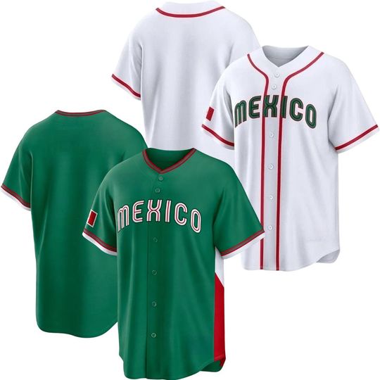 Discover Team Fans Baseball Jersey,2026 Mexico World Baseball Classic Men/Youth Shirt