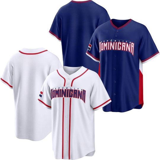 Dominican Republic 2026 World Baseball Classic Royal/White Shirt