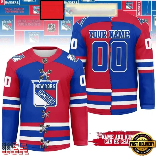 Discover Personalized New York Rangerss 2026 Red Hockey Shirt - Size S to 5XL