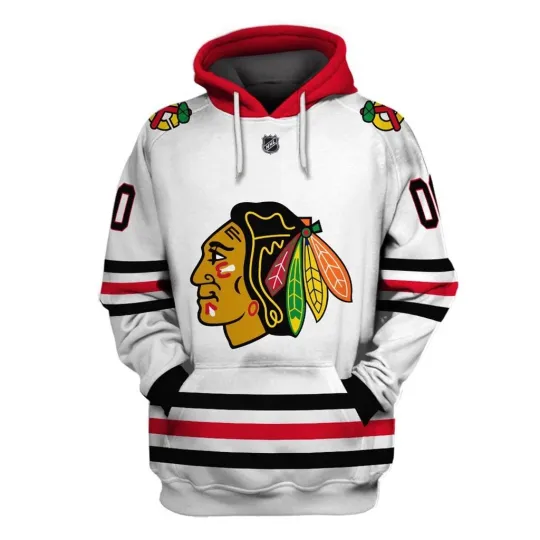 Discover Personalized Chicago Blackhawkss 2026 White Hoodie Pullover Shirt - Size S to 5XL