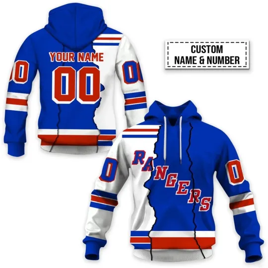 Discover Personalized New York Rangerss 2026 Blue Hoodie Pullover Shirt - S to 5XL