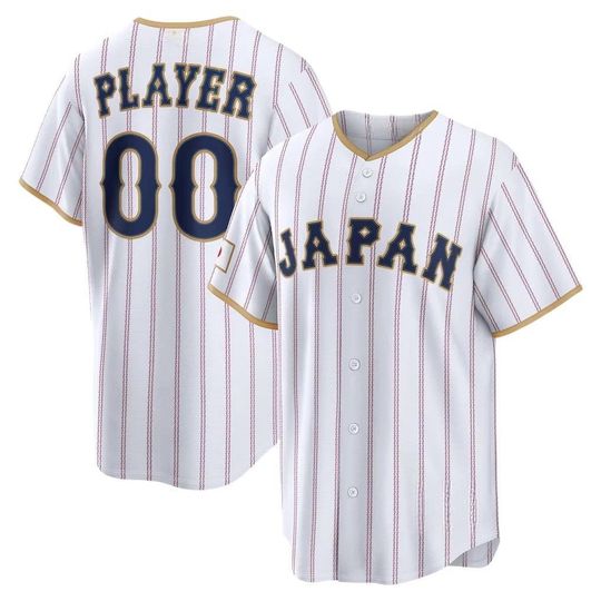 Discover Custom Men's/Youth Japan Team Jersey  2026 World Baseball White Fan Personalized Name Number Shirt
