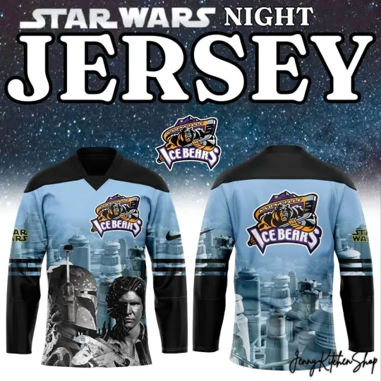 Discover Ice Bears Star Wars Night 2026 Hockey Jersey