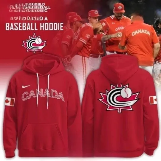 Discover Canada National World Baseball Classic 2026 Hoodie