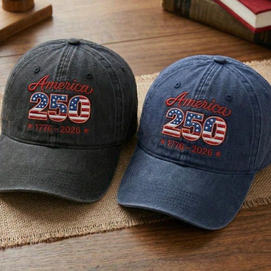 Discover USA Patriotic We the People Embroidered Dad Cap, 4th July Gifts