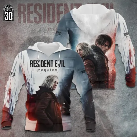 Discover Resident Evil Requiem x Grace Ashcroft 3D Apparel Shirt, Hoodie