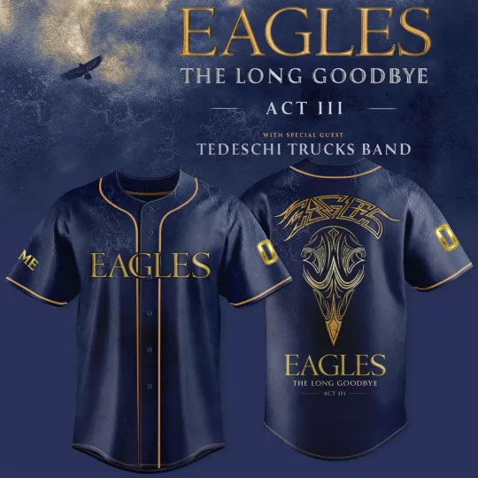 Discover Eagles The Long Goodbye Act III, Farewell Tour Baseball Classic - Size S to 5XL