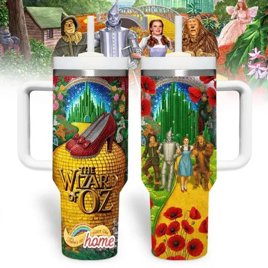 Discover Follow the Yellow Brick Fan Gift Tumbler 40oz With Handle