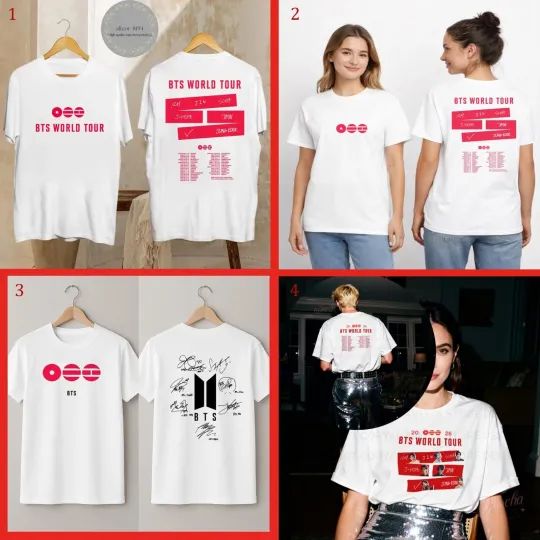 Discover BTS World Tour 2026 T-Shirt, BTS Concert 2026 Shirt, Bangtan Comeback 2026 Shirt