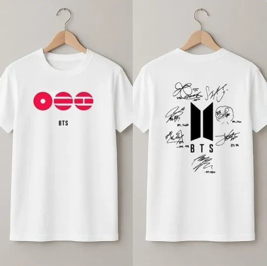 Discover BTS World Tour T-Shirt T-Shirt, Kpop Comeback TShirt, Kpop Lover Graphic Tee