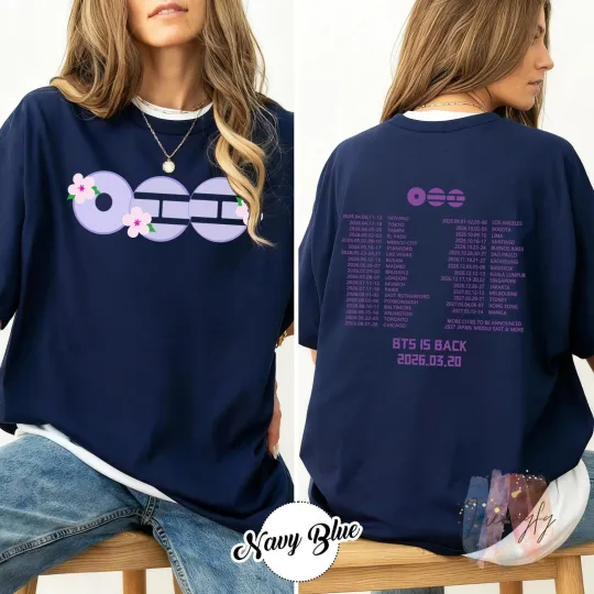 Discover BTS World Tour 2026 Shirt, Bangtan Comeback 2026, BTS Concert T-Shirt