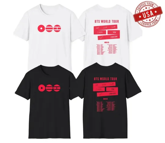 Discover SALE!! BTS 2026 Arirang World Tour Concert Merch T-Shirt