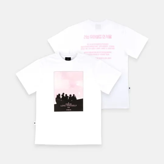 Discover BTS WORLD TOUR LOVE YOURSELF IN SEOUL OFFICIAL MD T-SHIRT WHITE_SL NEW