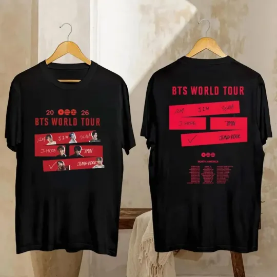 Bangtan Comeback 2026 Shirt, 2026 BTS World Tour T-shirt