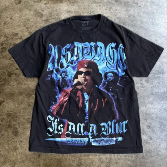 Discover 21 Savage - Drake Its All A Blur Tour rap shirt