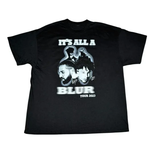 Discover Drake 21 Savage It's All a Blur Tour T-Shirt