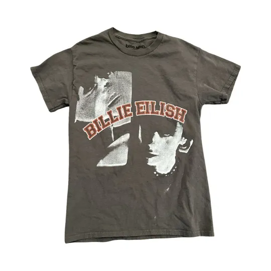 Billie Eilish "Double Portrait" T Shirt Music Merch