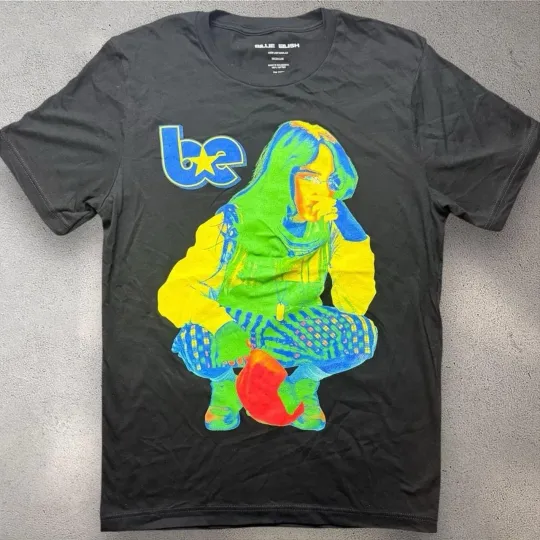 Discover Billie Eilish Graphic T Shirt Black Unisex Merch