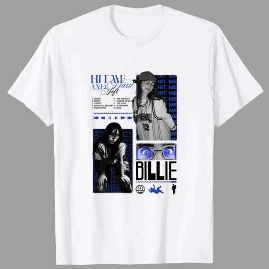 Discover Billie Eilish Hit Me Hard Album T-Shirt Multicolor Merch 2025 Unisex