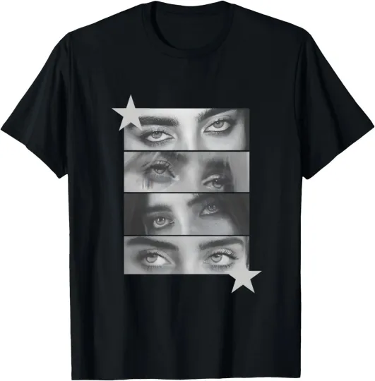 Discover Billie Eilish Music Tour Reprint T-Shirt Fan Merch Tee Gift for Fans