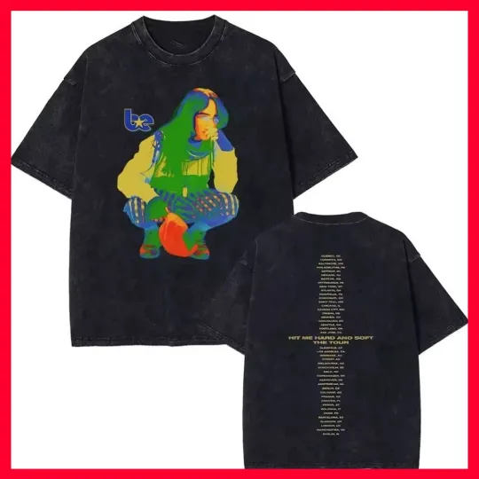 Discover Hit Me Hard and Soft Tour 2025 Merch T-shirt, Billie Eilish Shirt
