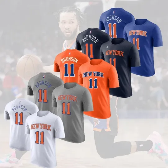 Discover Jalen Brunson #11 New York Player Name & Number Gift For Fans