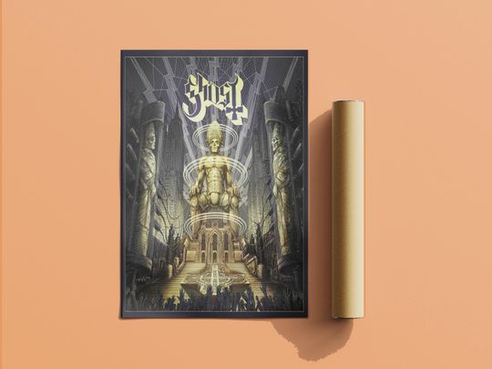 Discover Ghost Poster | Ceremony and Devotion Poster | Concert Poster | Album Cover Poster | Music Poster Gift | Wall Decor | Metal Music Poster