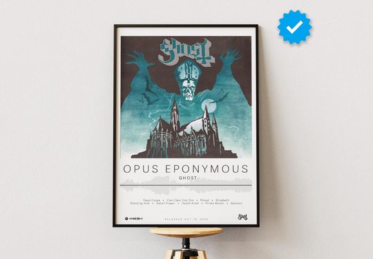 Discover Ghost Poster | Opus Eponymous Poster | Album Poster Prints | Wall Decor Posters | Album Cover | Metal Music Poster