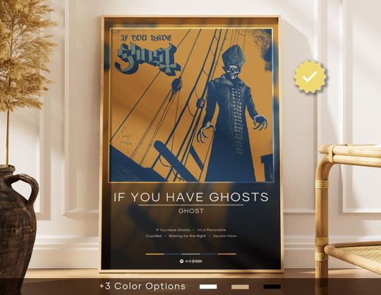 Discover Ghost Poster | If You Have Ghosts Poster | Album Poster Prints | Wall Decor Posters | Album Cover | Metal Music Poster