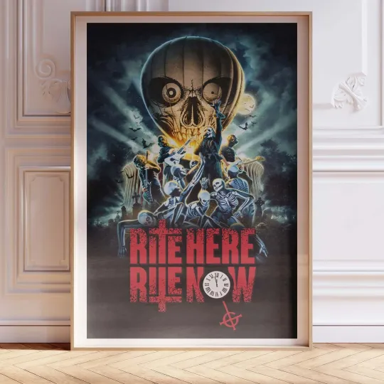 Ghost Band Horror Poster Wall Art Large Print Decor Theatrical