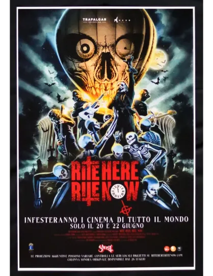 Discover Poster Rite Here Rite Now Rock Band Swedish Ghost Tobias Forge CAT17