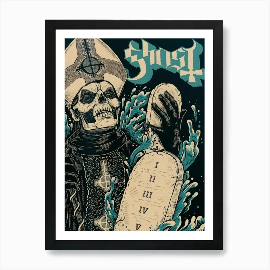 Ghost Band Poster Art Print Wall Art Poster Print Picture