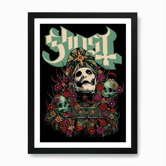 Ghost Band Poster Art Print Wall Art Poster Print Picture