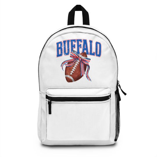 Discover Buffalo Backpack, Sports Fan Backpack, Travel School Bag, Everyday Daypack, Game Day Tailgate Gift