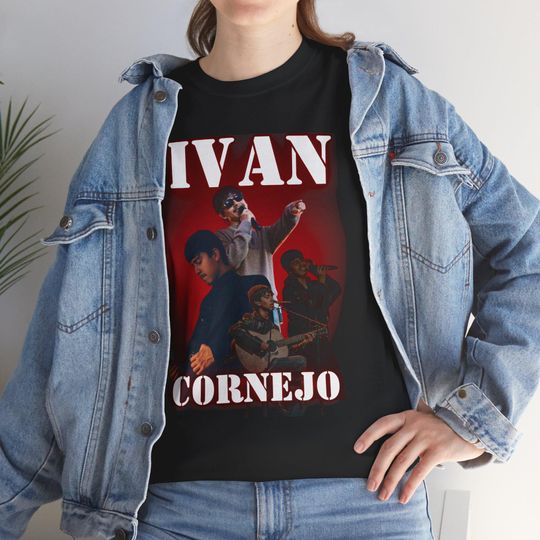 Discover Ivan Cornejo Unisex Heavy Cotton Tee | Cool Graphic Shirt for Music Fans, Casual Wear, Gift for Concert Lovers, Streetwear Style