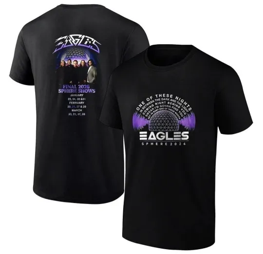 Discover Eagles Final 2026 Sphere Shows One Of These Nights T-Shirt