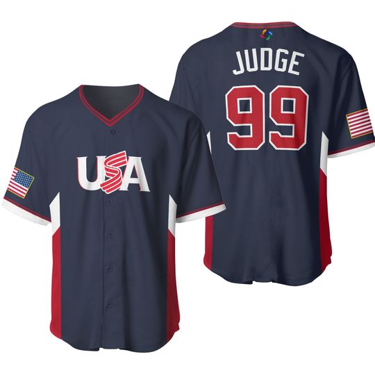 Aaron Judge #99 Team USA World Baseball Classic 2026 Home Jersey Adults S-6XL
