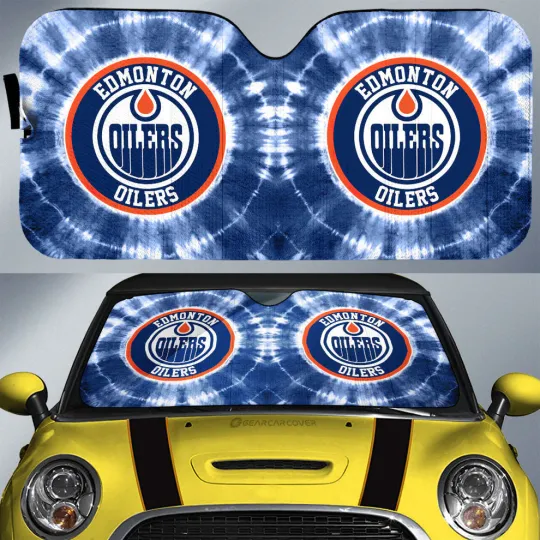 Edmonton Oilers Car Sun Shade, Car Accessories