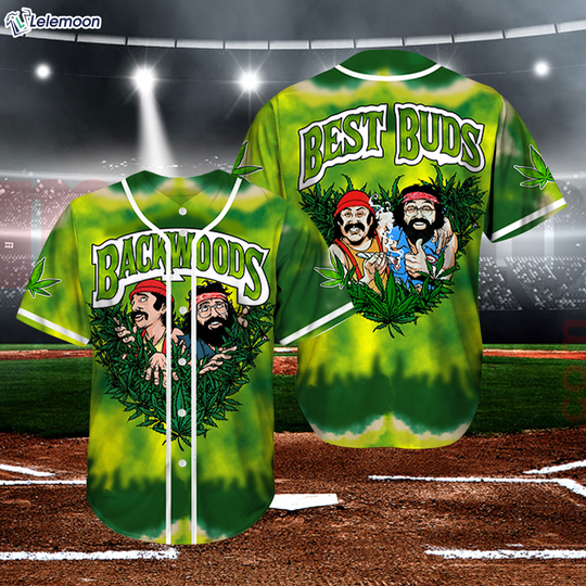 Discover Cheech And Chong Backwoods Best Buds Baseball Jersey
