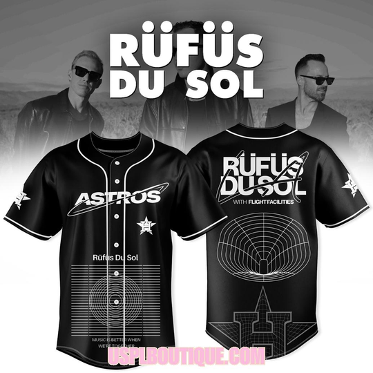 Houston Astros x Rüfüs Du Sol 2026 Black Jersey