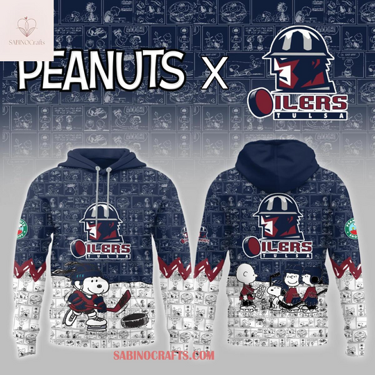 Tulsa Oilers Peanuts Night 2026 Hockey Time Hoodie