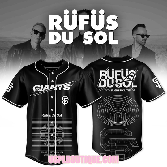 San Francisco Giants x Rüfüs Du Sol 2026 Black Jersey