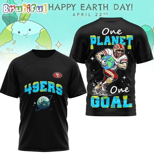 San Francisco 49ers 2026 football x Earth Day Limited Edition 3D T Shirt