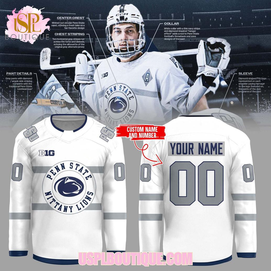Penn State Nittany Lions Uniform 2026 Custom White Jersey