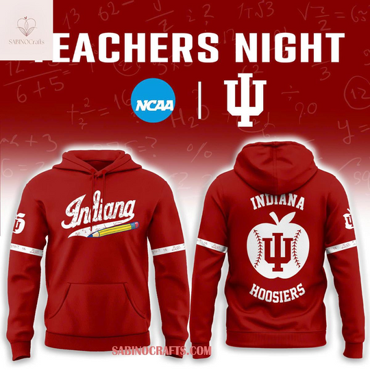 Indiana Hoosiers NCAA Teacher Appreciation Night 2026 Hoodie