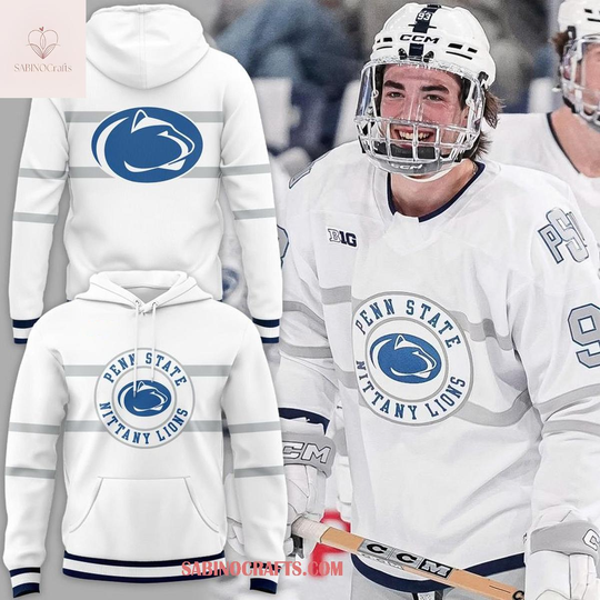 Penn State Nittany Lions Hockey Throwback Uniform 2026 Hoodie