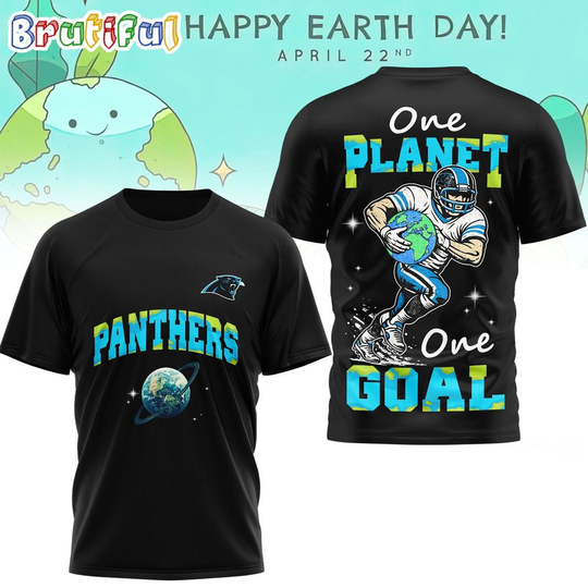 Carolina Panthers 2026 football x Earth Day Limited Edition 3D T Shirt