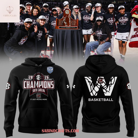 South Carolina Gamecocks 2026 WBB Champions SEC Hoodie